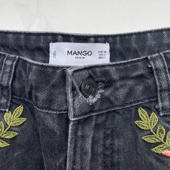 Black jeans shorts from Mango size 6 - Picture 4 of 6